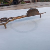 Стара ножица за свещи,месинг,бронз антика, снимка 4 - Антикварни и старинни предмети - 37576560