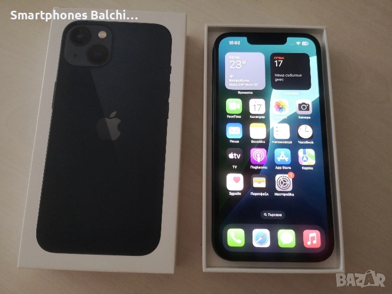 Iphone 13 Midnight /93%Battery health , снимка 1