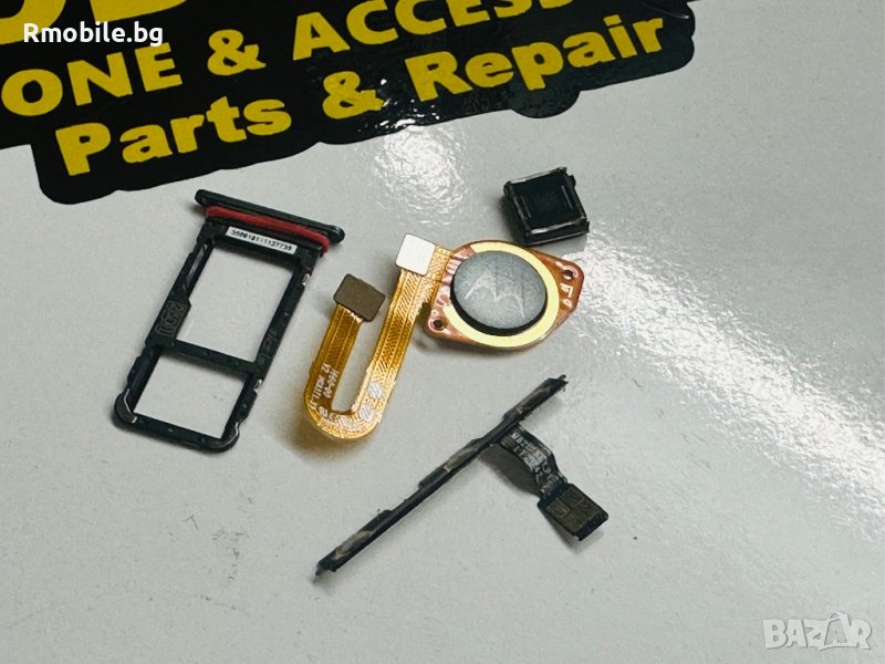 Сим държач,пръстов отпечатък,лента бутони,слушалка Motorola Moto E7, снимка 1