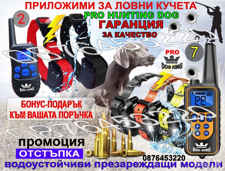 Електронна каишка електронен нашийник за куче, снимка 1