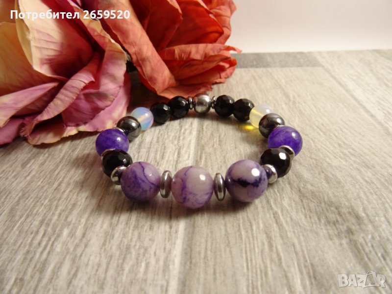 Дамска гривна от естествени камъни, снимка 1