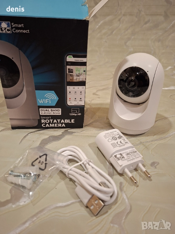 Интелигентна въртяща се камера LSC Smart Connect с 1296p HD резолюция, снимка 1