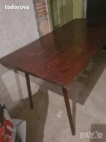 ретро масичка за хол дървена, снимка 1