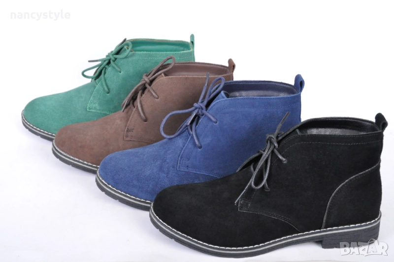 НОВО! Дамски кларкове от естествен велур - Четири цвята, снимка 1