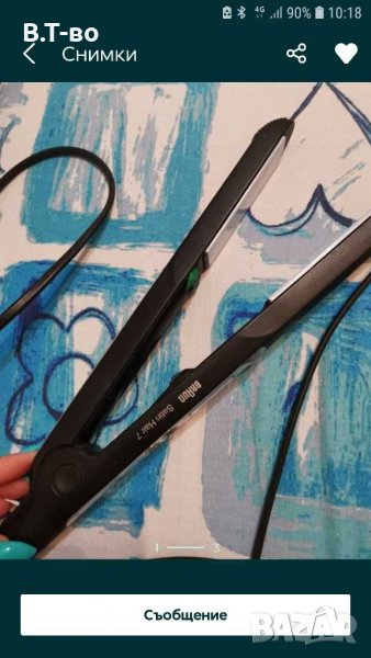 Керамична преса за коса Braun, снимка 1