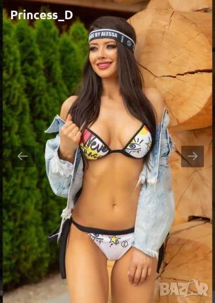 Бански Alessa, плажна хавлия и лента за коса, снимка 1