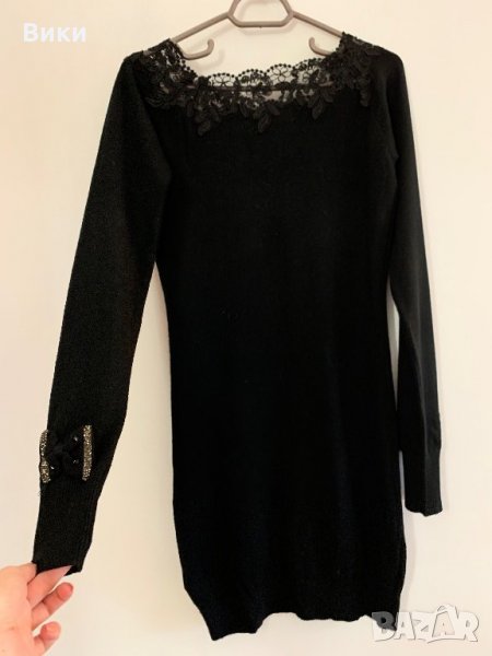 Черна рокля туника, снимка 1
