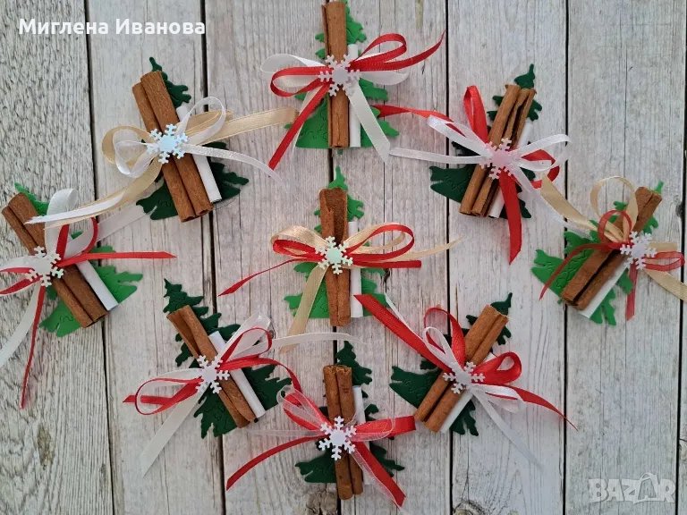 Коледни и новогодишни късмети с канелени пръчици , снимка 1