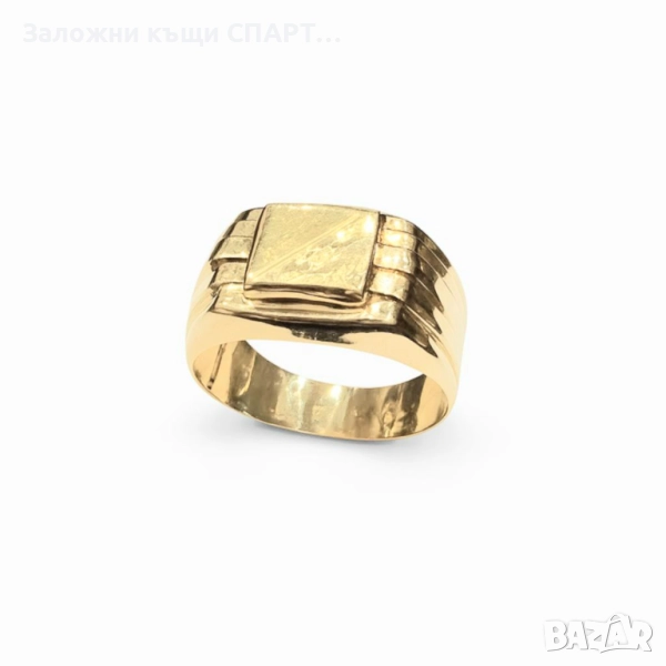 Нов златен пръстен  Грамаж: 1.48гр. , снимка 1