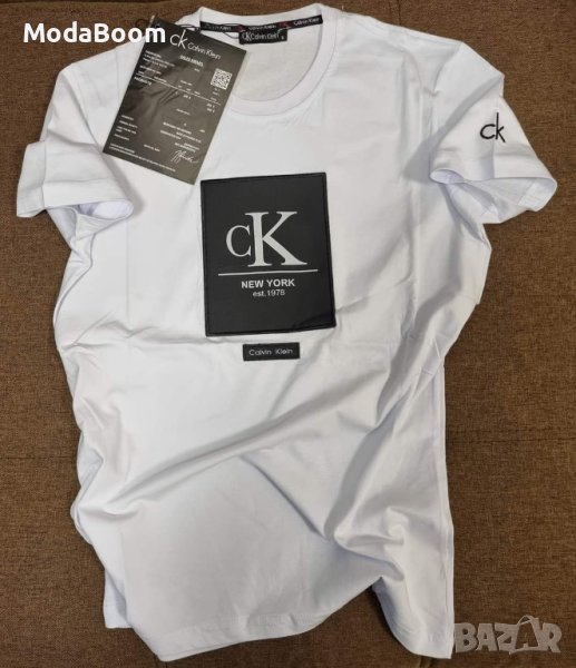 Мъжка бяла тениска  Calvin Klein  код VL40H, снимка 1
