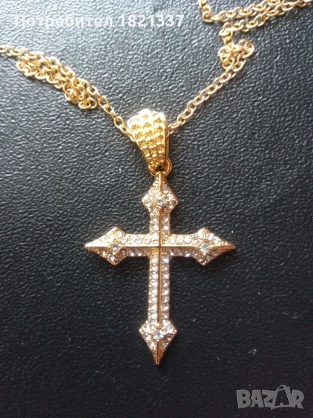 Колие с кръст , снимка 1