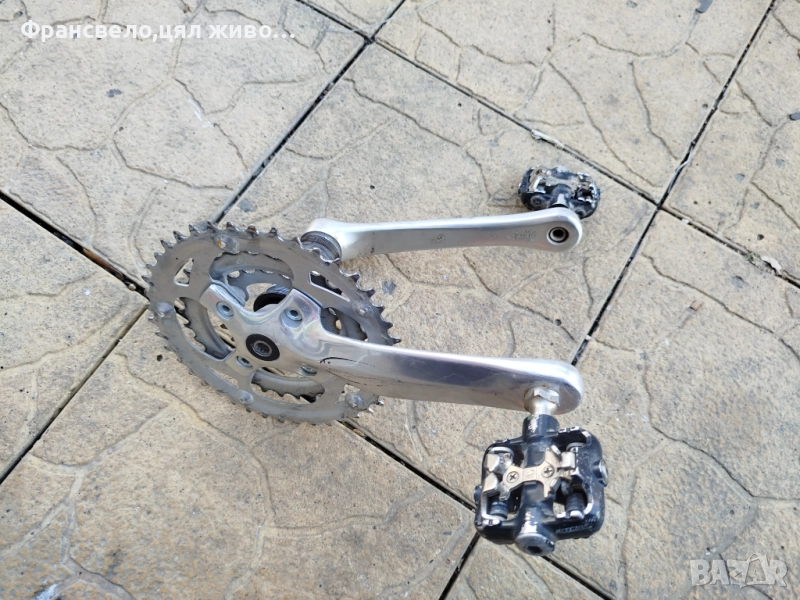 Сет различни части курбел за велосипед колело , снимка 1