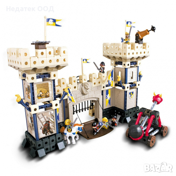 Комплект за игра - направи си замък, 206 части, многоцветен, снимка 1