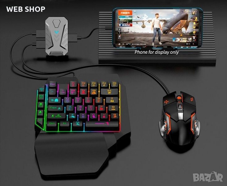 4в1 Гейминг комплект Mobile game combo pack, снимка 1