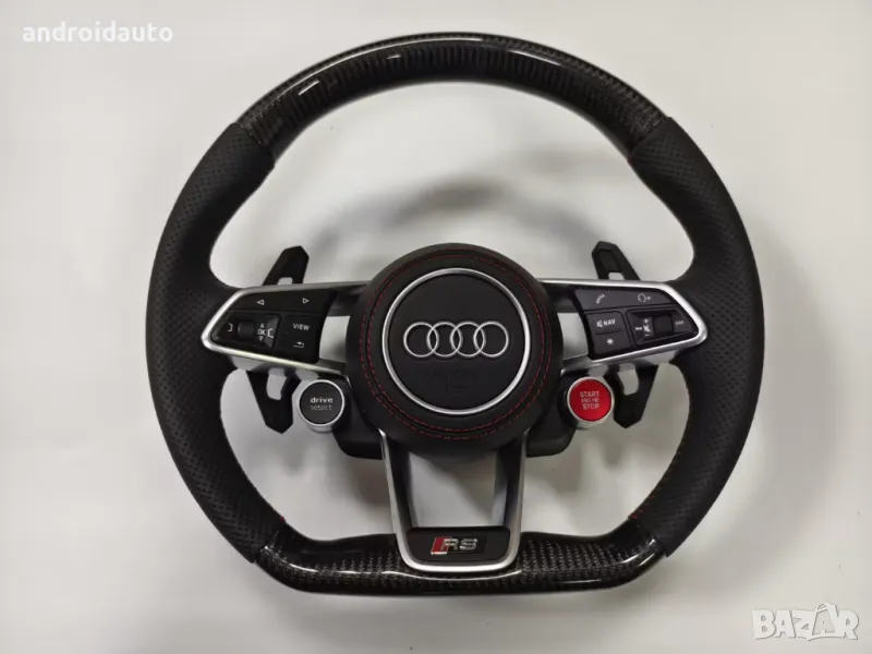 Спортен Кожен/Карбонов Волан Audi MK3/TTRS/TTS/MK2/R8/TT/S3, снимка 1