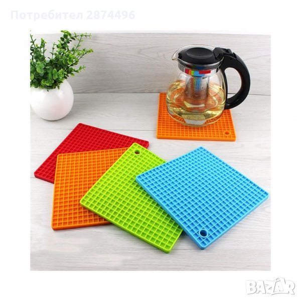 Квадратна подложка за съдове, снимка 1
