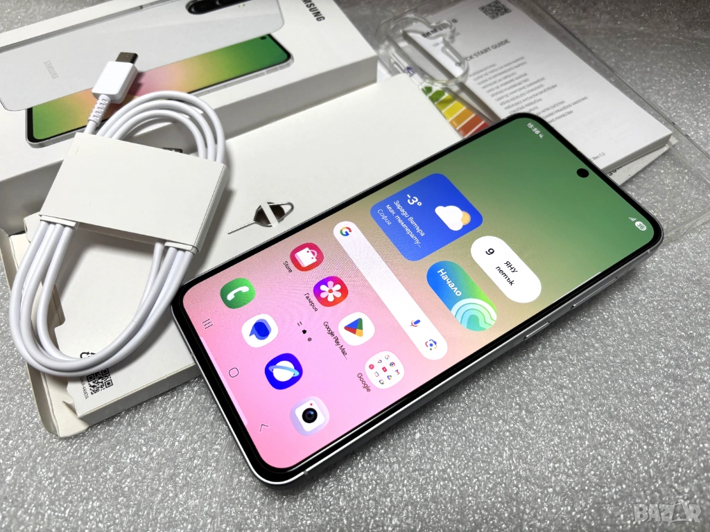 ПОРЪЧАН! НОВ!!! Samsung Galaxy A56 5G 128GB 8GB RAM Dual Awesome Lightgray, снимка 1