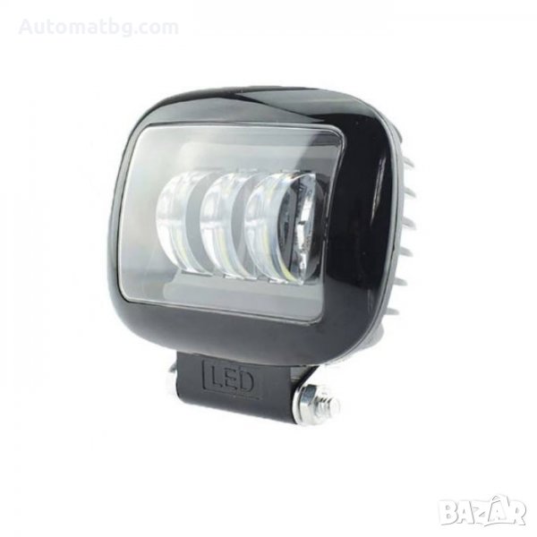 Диоден халоген Automat, Универсален, Алуминий, IP67, 12V и 30V, 30W, 0501, Черен, снимка 1