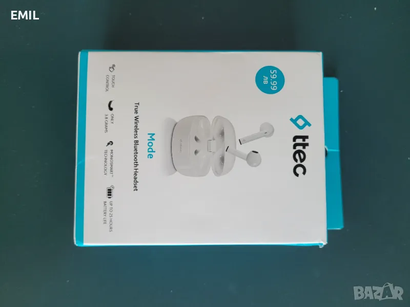 продавам слушалки за телефон - bluetooth, снимка 1