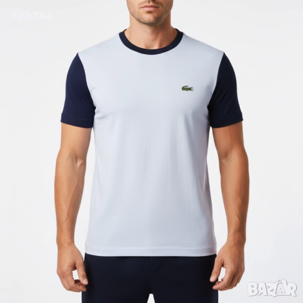 Lacoste Colorblock - Оригинална мъжка тениска размер S, снимка 1