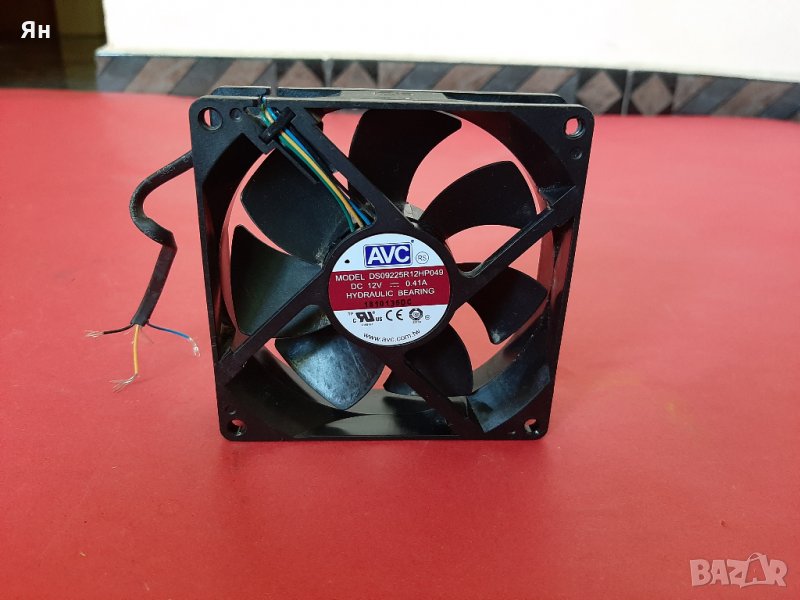  Мини Микро Двигател с перка Вентилатор-12V,0.41А , снимка 1