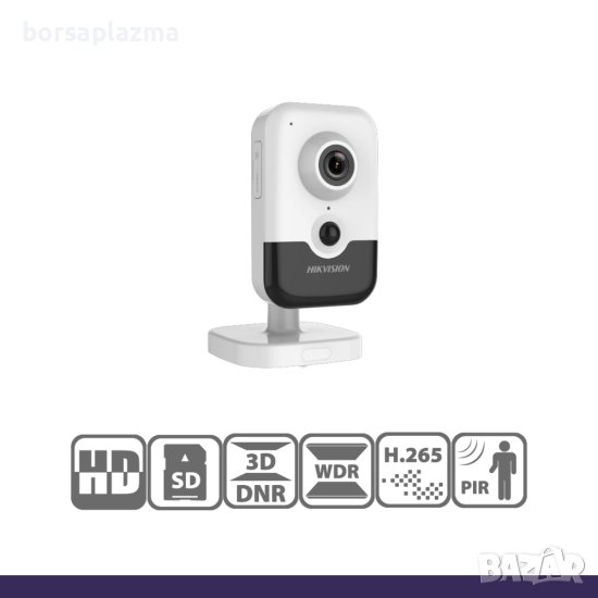 Hikvision DS-2CD2443G0-IW(W) Безжична компактна IP камера за видеонаблюдение с резолюция 4 мегапиксе, снимка 1