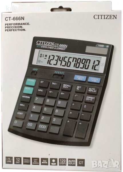 Калкулатор Ситизен Citizen CT 666N, снимка 1