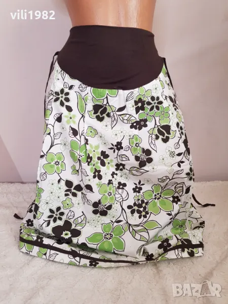 Нова Дамска пола за бременни на цветя Tinello размер S, снимка 1