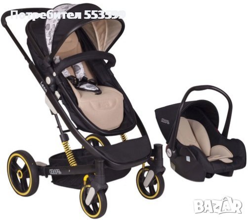 Детска количка - Kraft Leon Travel Sistem НОВА !!!, снимка 1