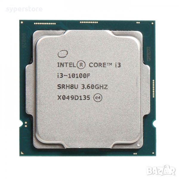 Процесор за компютър, CPU Intel Core i3-10100F, 4C, 8T, 3.6, 6M, s1200, Tray, SS300197, снимка 1