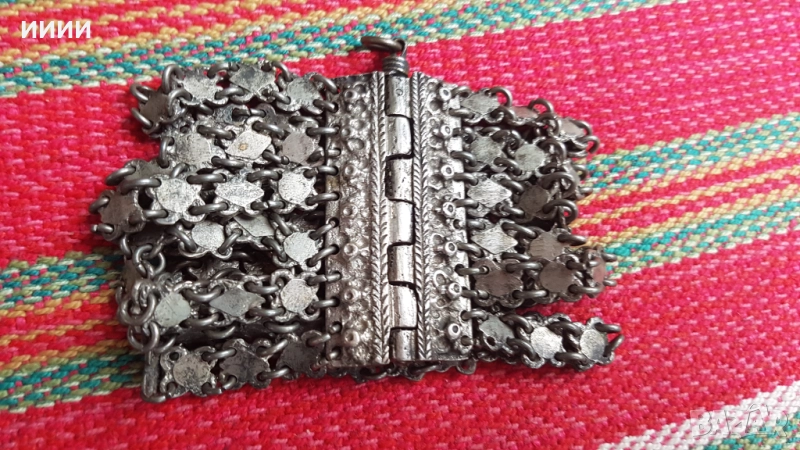 Сребърна гривна верижка , снимка 1