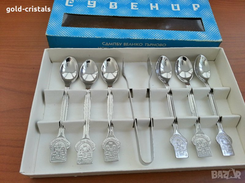 български лъжички Велико Търново сърп и чук , снимка 1
