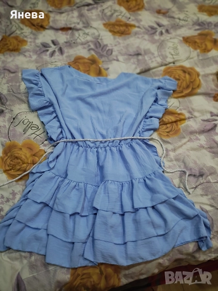 Дамска рокля в небесно синьо , снимка 1