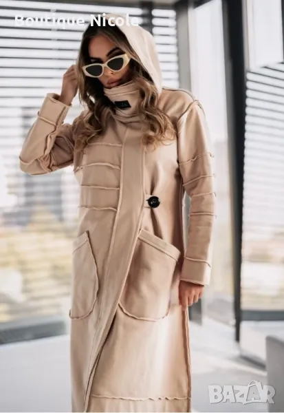 Уникално дълго палто с копчета   , снимка 1