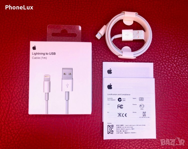 Оригинален кабел за iPhone 5 5s 6 6s Plus 7 8 X Xr Xs Max iPad , снимка 1