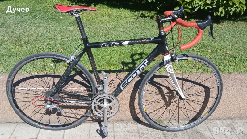 Карбонов шосеен велосипед Scott, снимка 1