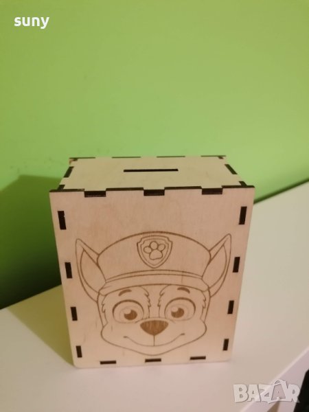 Дървена касичка пес патрул /Чейс, снимка 1