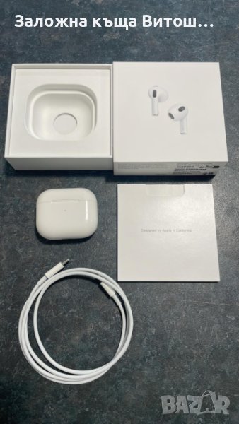 Apple Airpods 3rd gen ( MPNY3ZM/A ), снимка 1