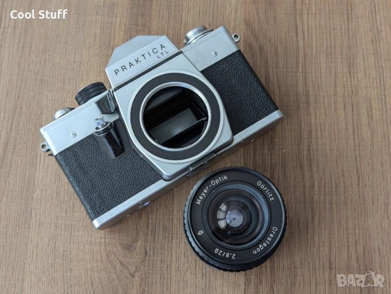 Фотоапарат Praktica LTL с обектив Meyer-Optik 2.8/29 Görlitz Orestegon, снимка 1