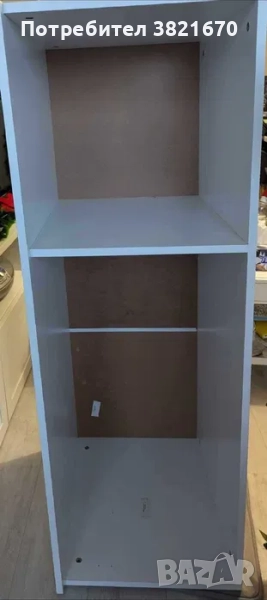 Надстройка за трикрилен гардероб -бял цвят, снимка 1