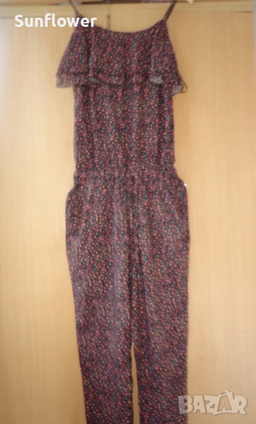 Нов с етикет гащеризон  CUBUS с флорални мотиви, размер XS  , снимка 1