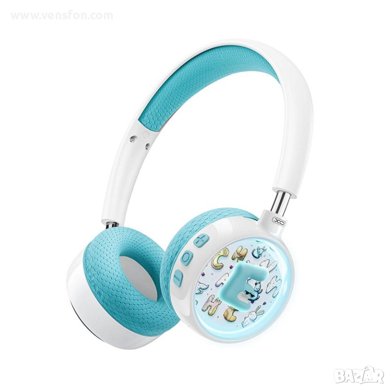Безжични стерео Bluetooth слушалки XO Cartoon Kids /сини/, снимка 1
