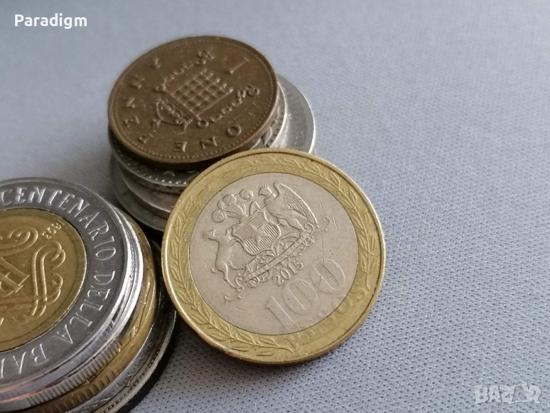 Монета - Чили - 100 песос | 2015г., снимка 1