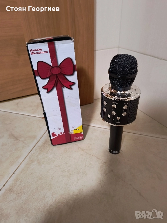 Чисто нов караоке микрофон, снимка 1