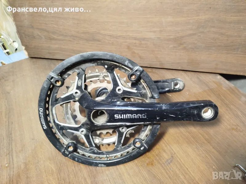 Курбел със средно движение за велосипед колело Shimano deore fc m 543.  48 зъба , снимка 1