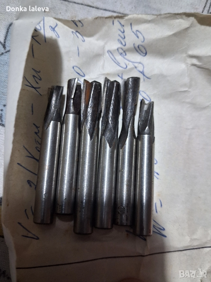 Фрези HSS– 35 бр – Ф2, Ф3, Ф4, Ф5, Ф6 – нови, снимка 1