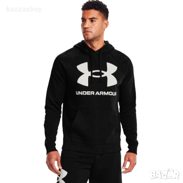 Under Armour Fleece Big Logo Hoodie - страхотно мъжко горнище р-р L, снимка 1