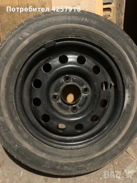 2 железни джанти 13” с бонус гуми - общо 20 лв., снимка 1