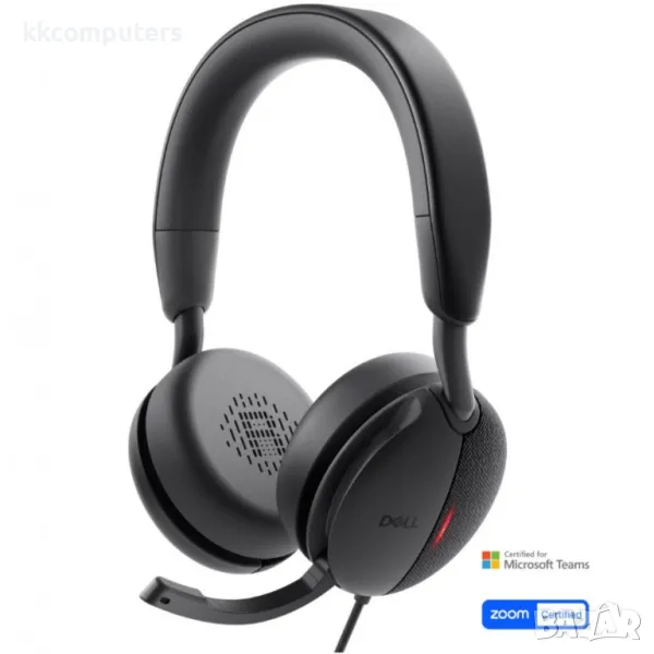 Dell Pro Wired ANC Headset WH5024 + Dell Pro Wired / Wireless Headset Ear Cushions - HE524 Слушалки, снимка 1