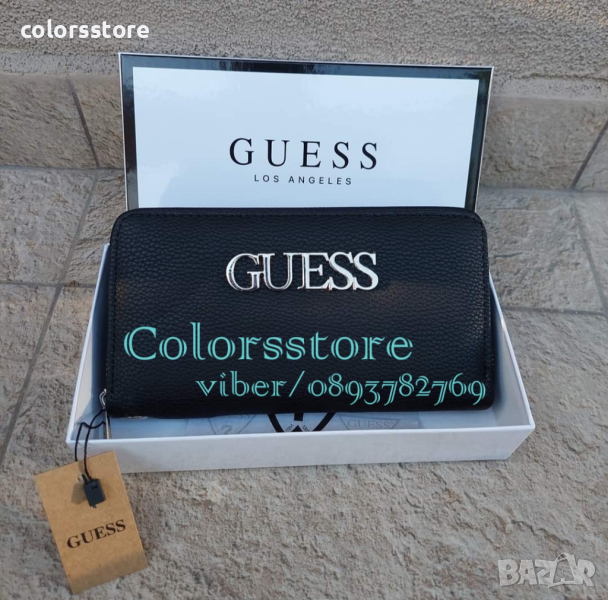 Черен портфейл Guess кодSG45D, снимка 1